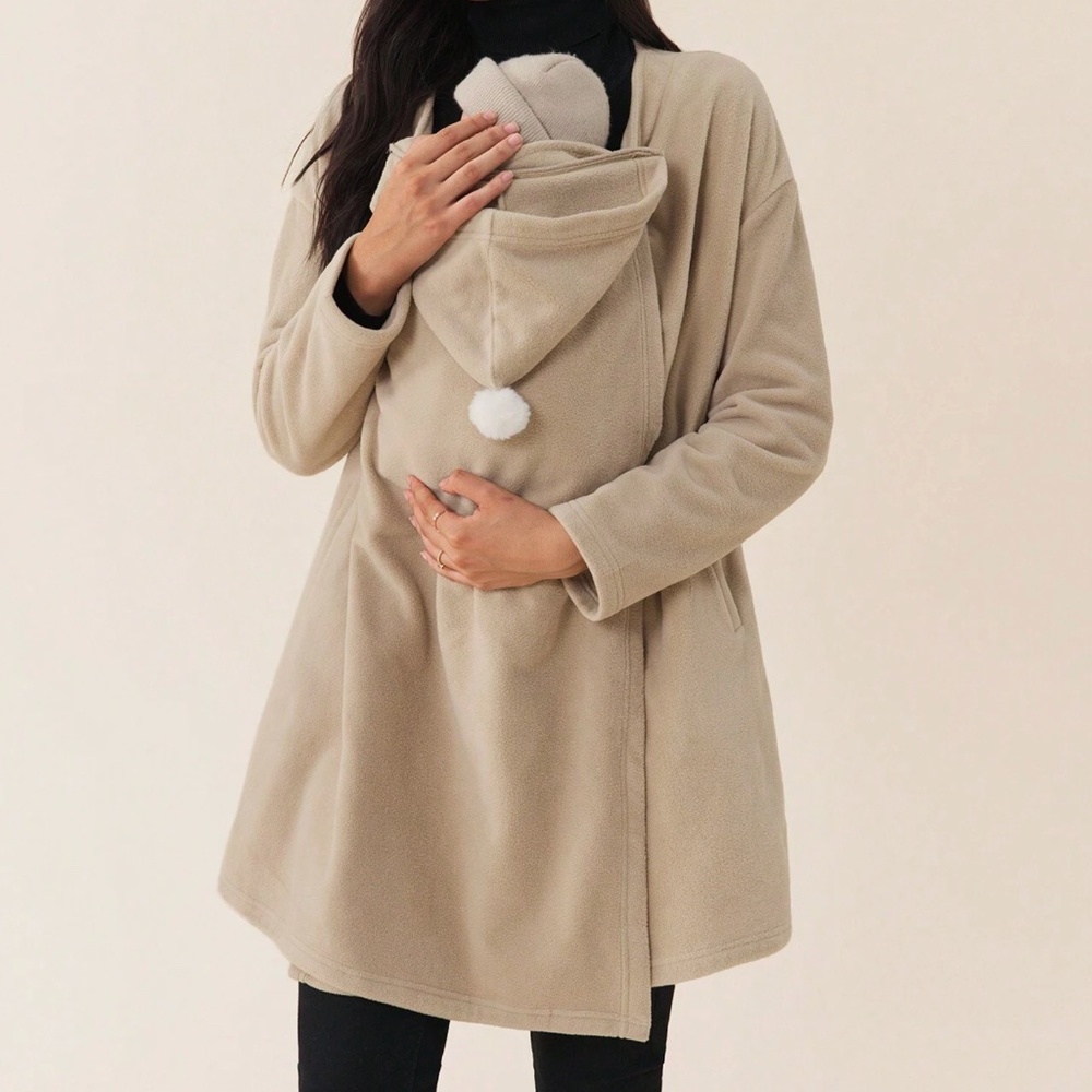 NWOT 3in1 Kangaroo Maternity Jacket Long Sleeve Coat